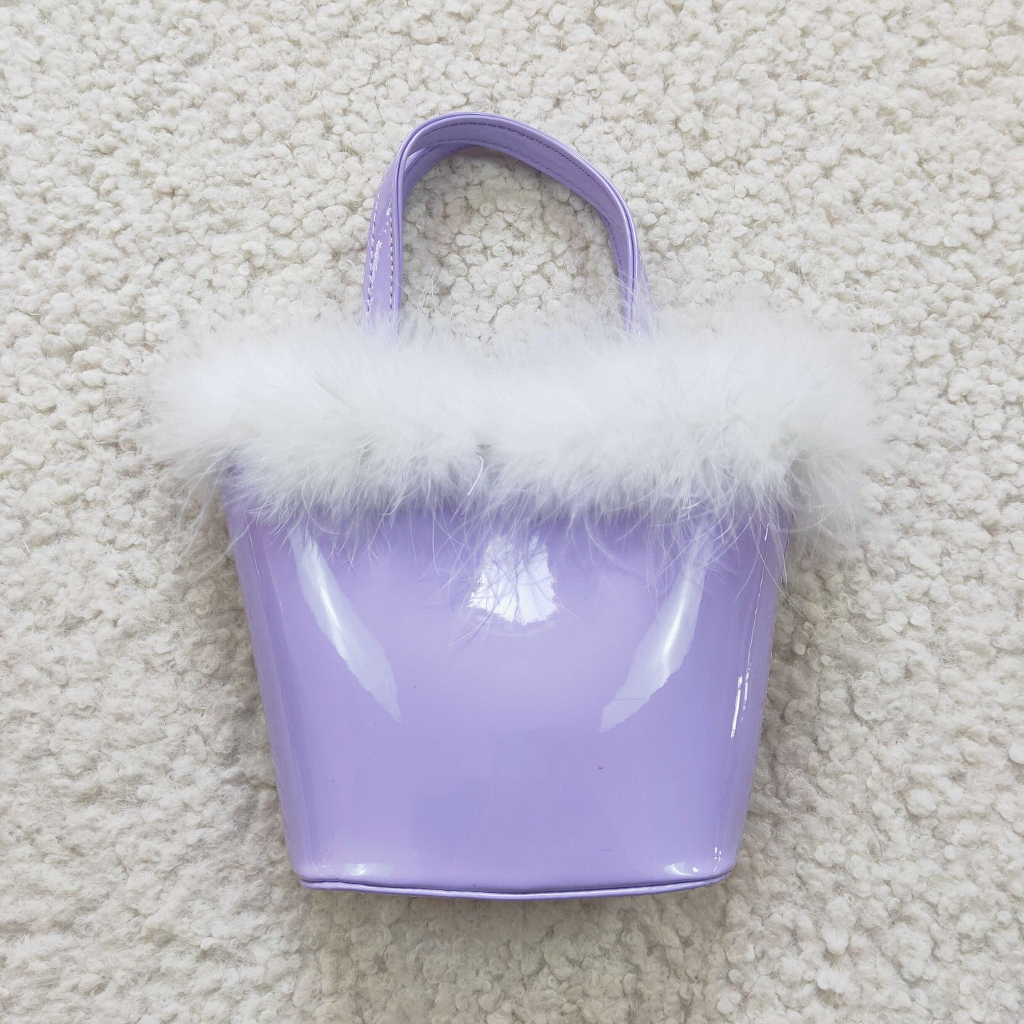 Eatser purple leather handbag