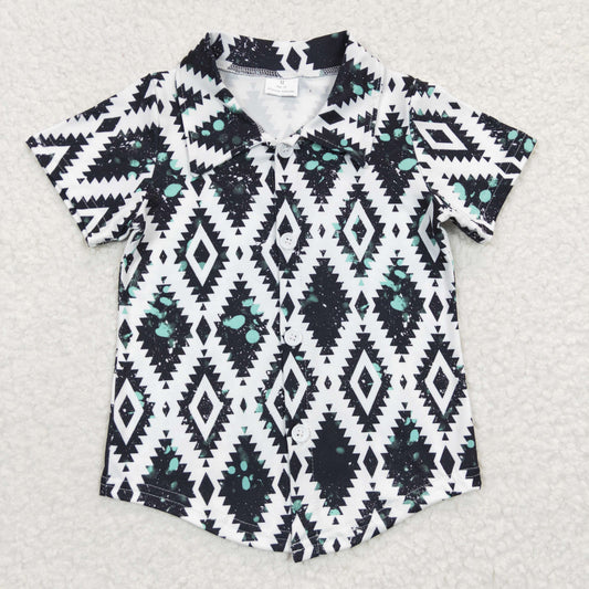 button t-shirt boys top