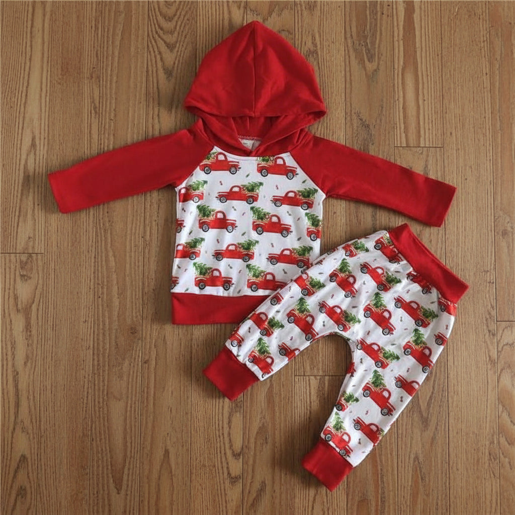 Christmas Tree Hoodie Set