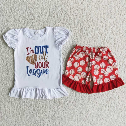 baseball shorts set
