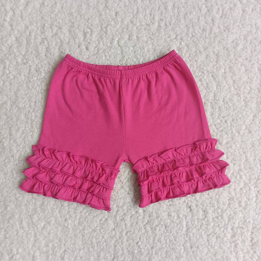 Hot Pink Ruffle Shorts