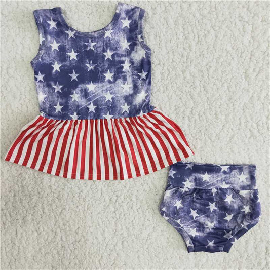 july 4th infant clothing bloomer outfit bummie set summer