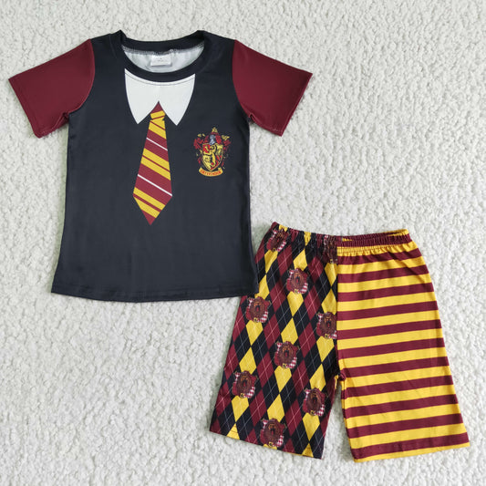 halloween cosplay costume boys shorts set outfit