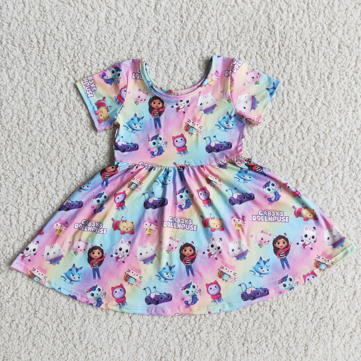 rainbow gabby doll house dress