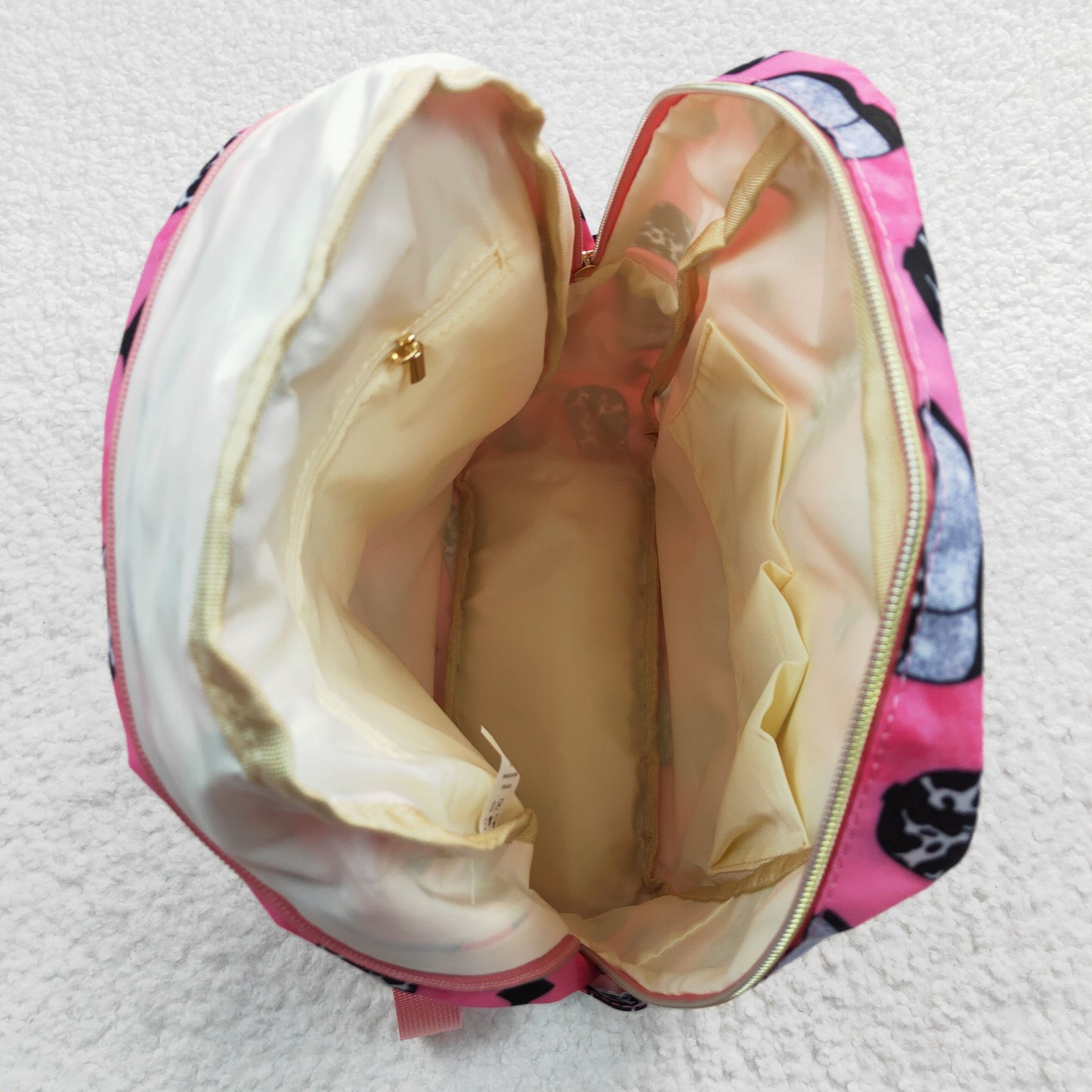 western cowgirl boots print bag backpack