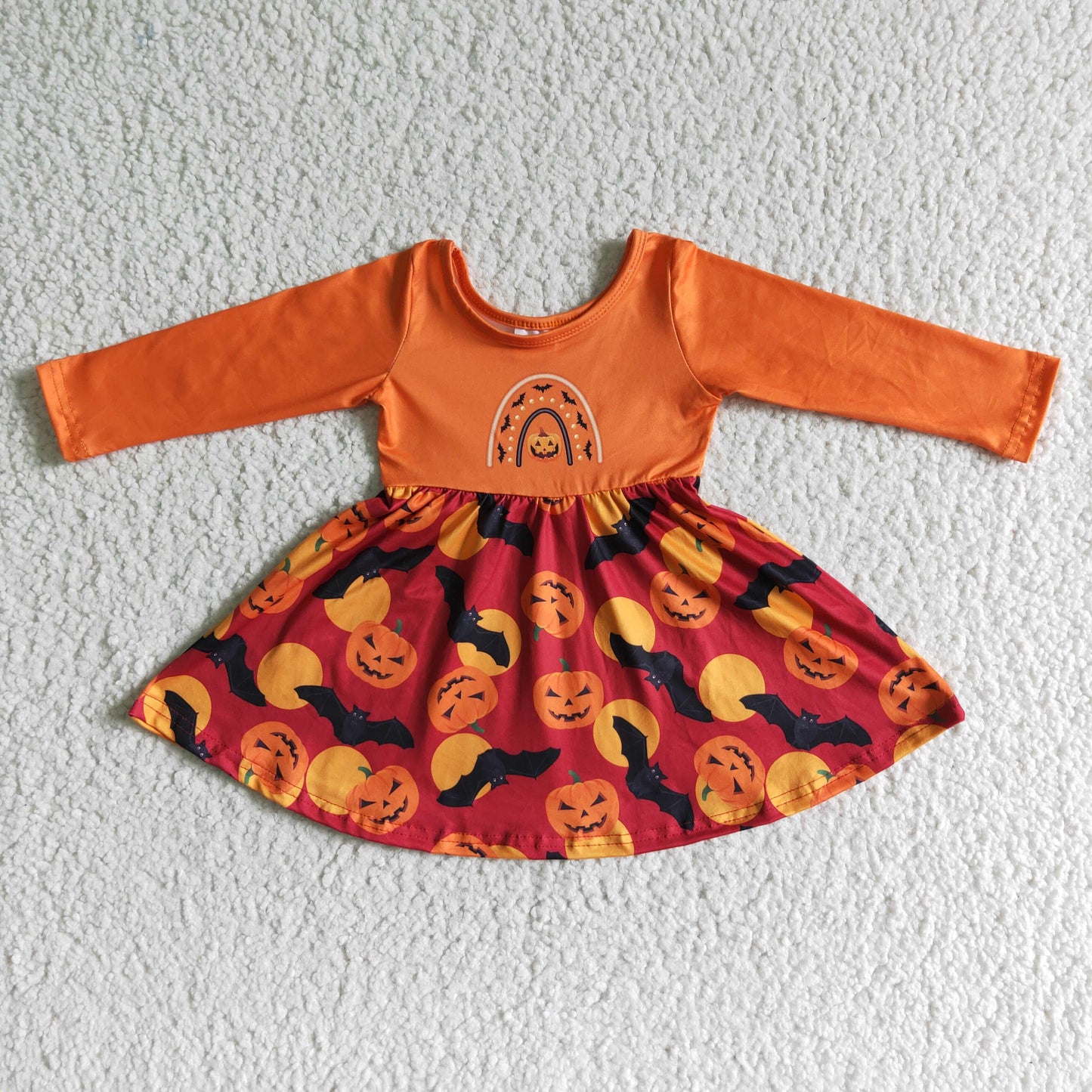 halloween pumpkin dress orange