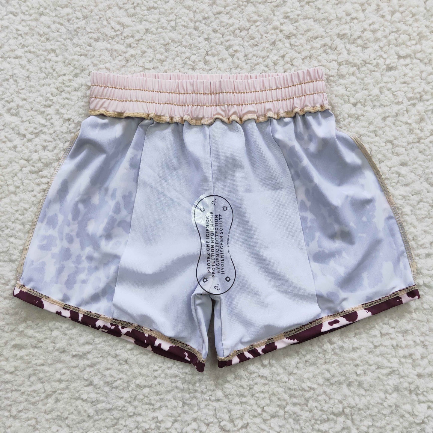 cow print swimsuit trunk for baby boy