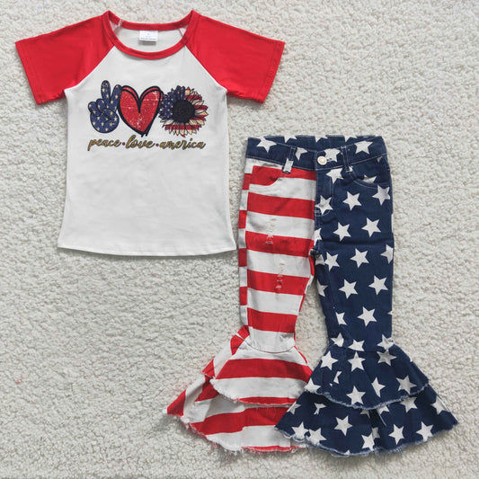 girls clothing for 4th of july