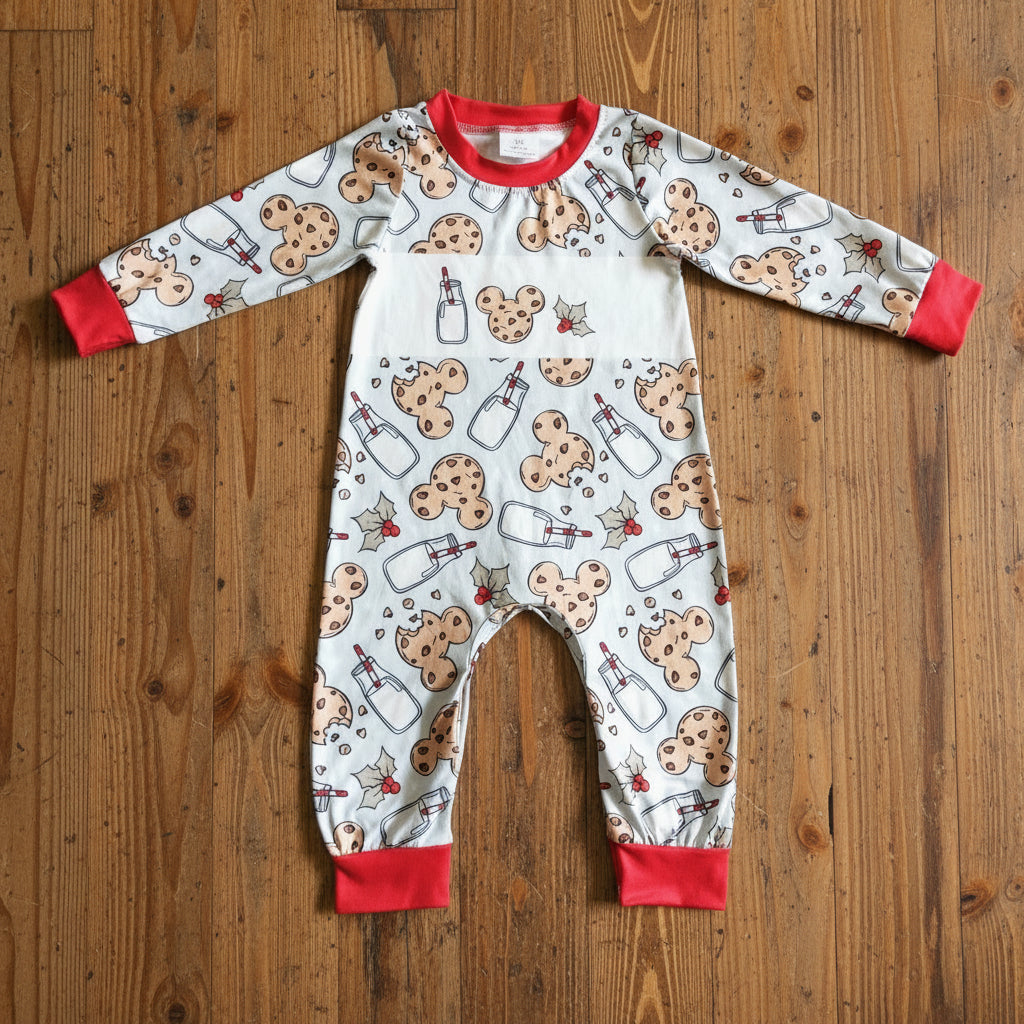 milk biscuit baby boy romper