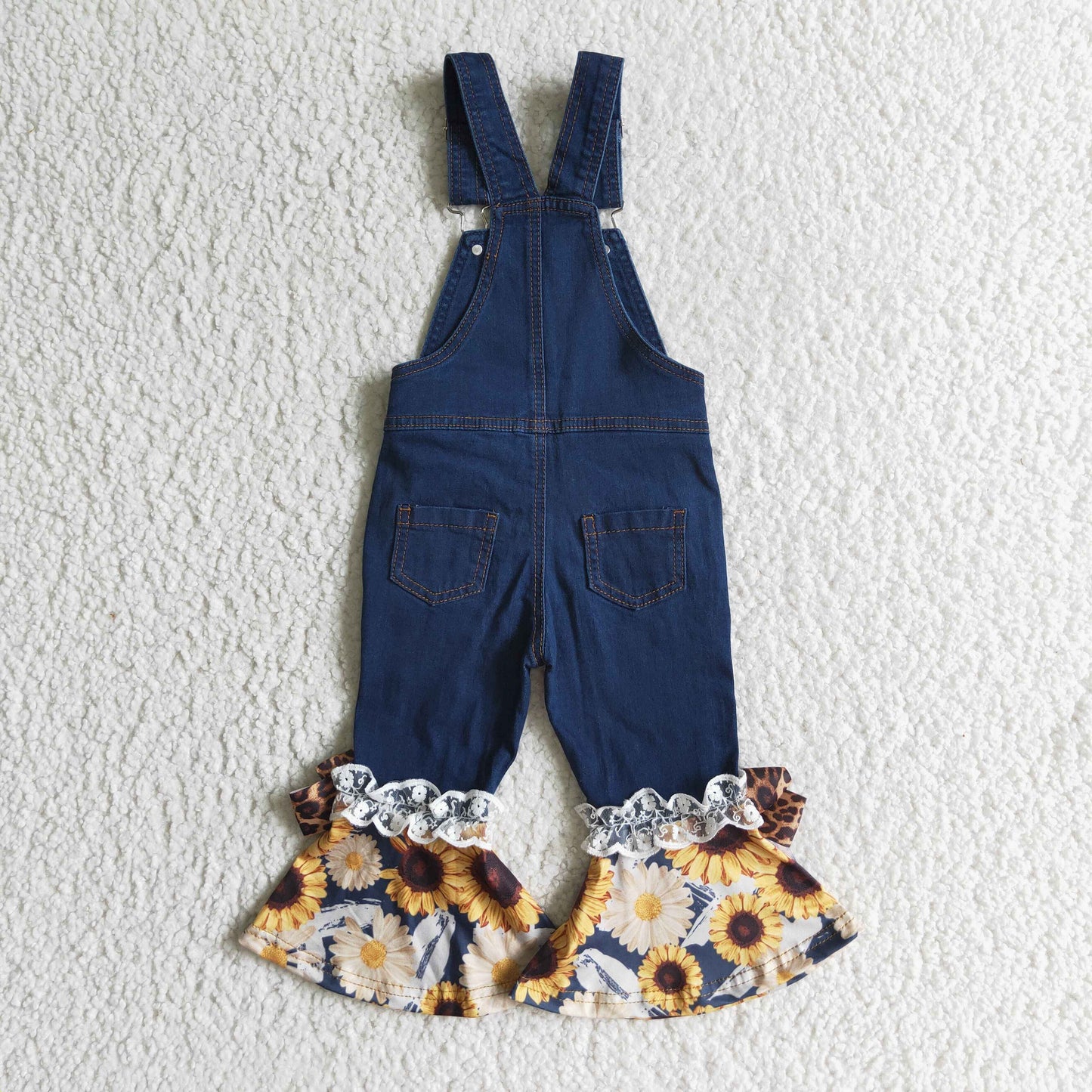 sunflower bottom overall cross denim pants