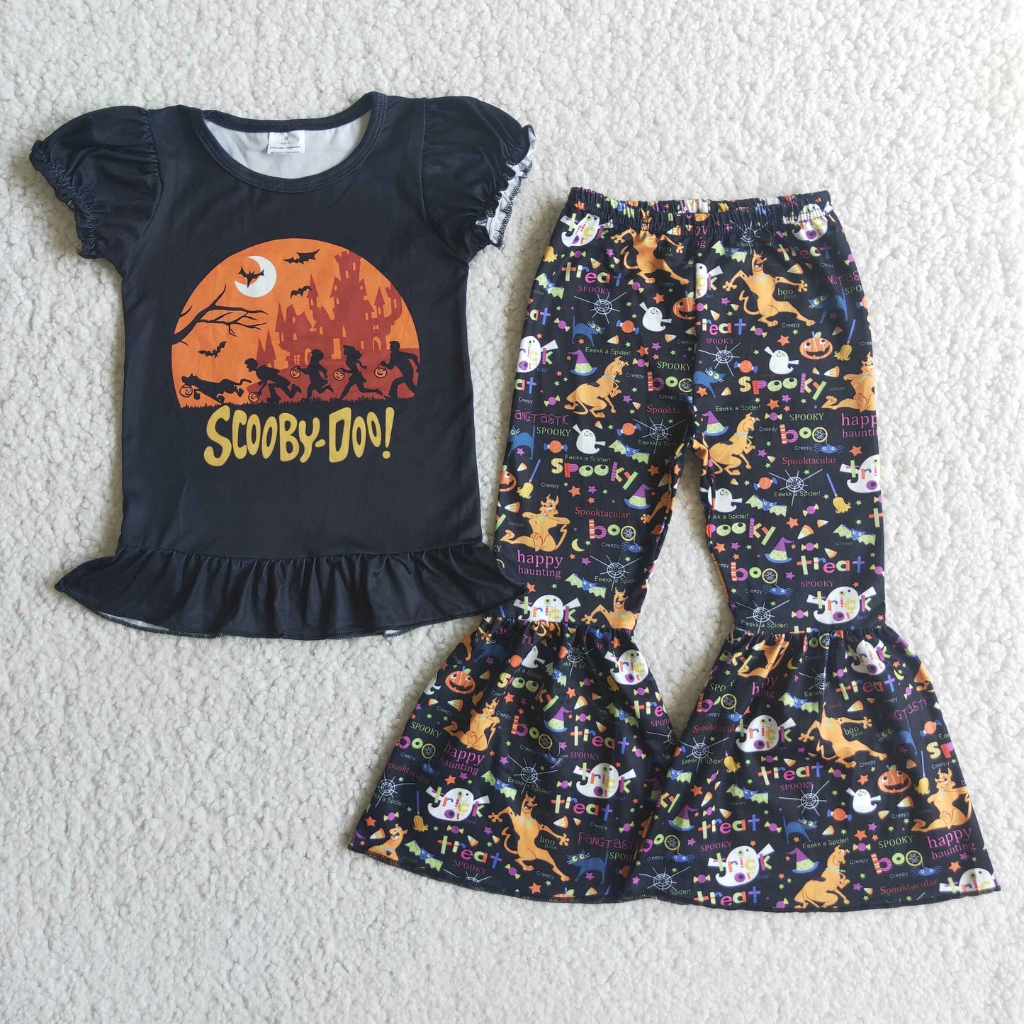 Scooby Doo Halloween Bell Bottoms Set