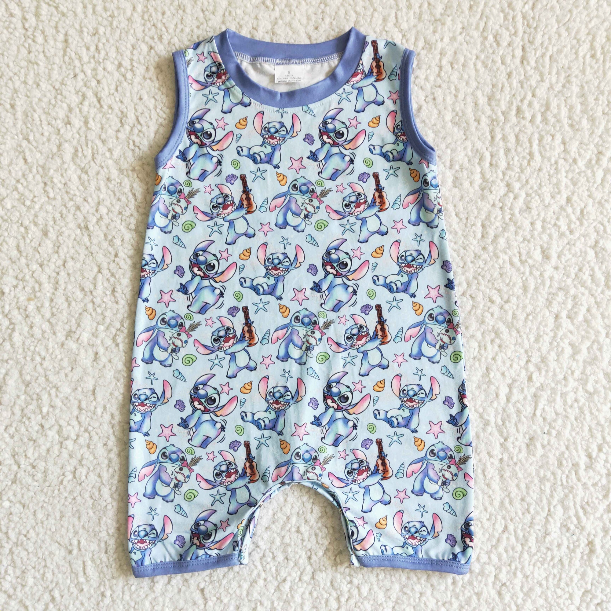 stitch tank romper