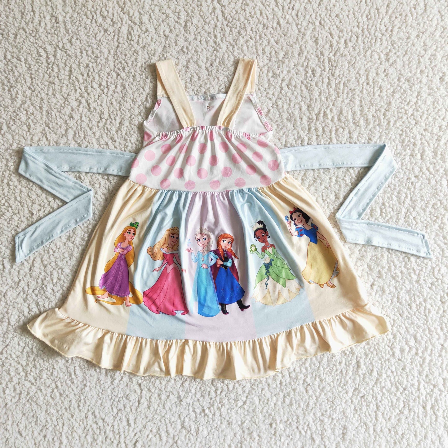 girl’s summer princess twirl dress