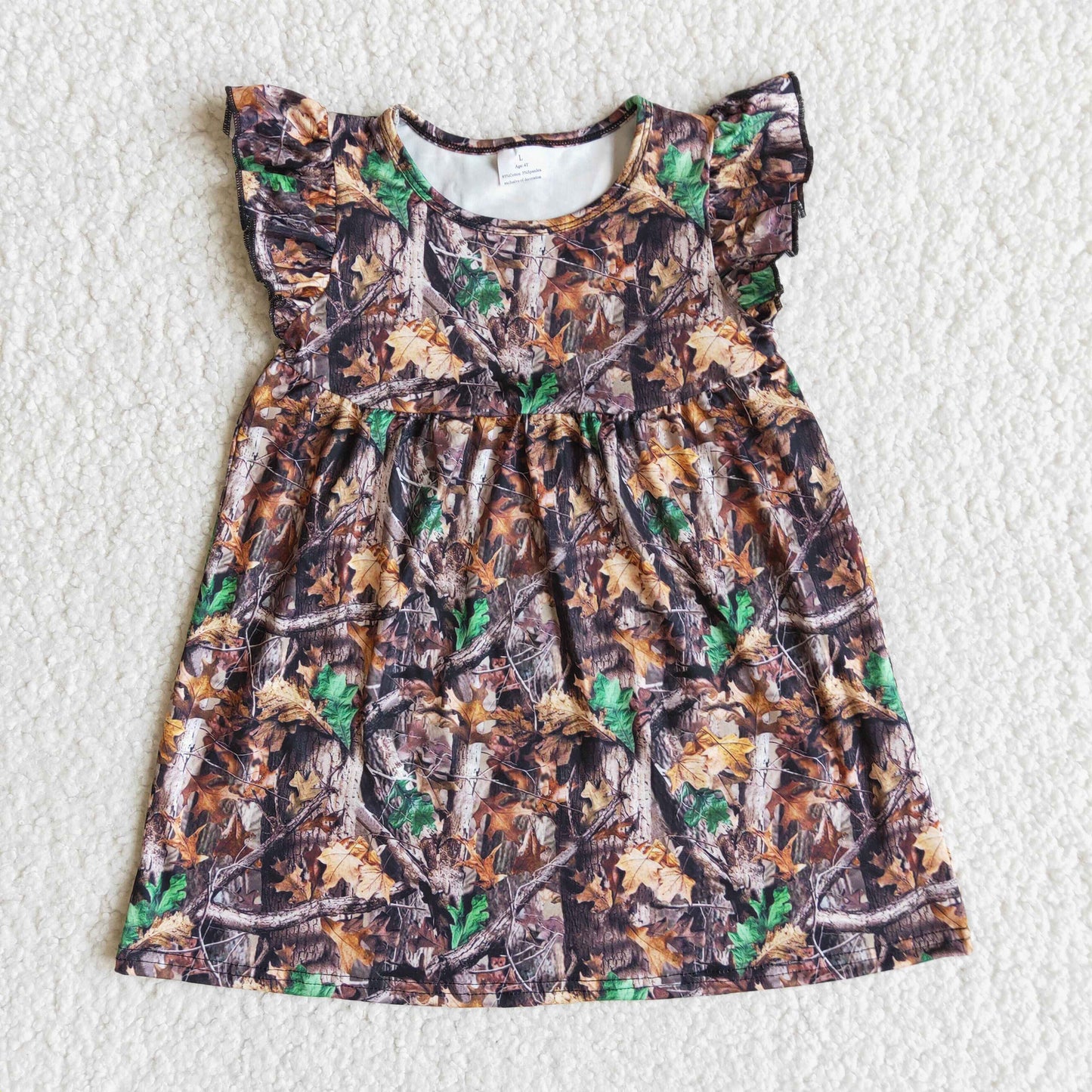kids clothing pearl camo dress girl