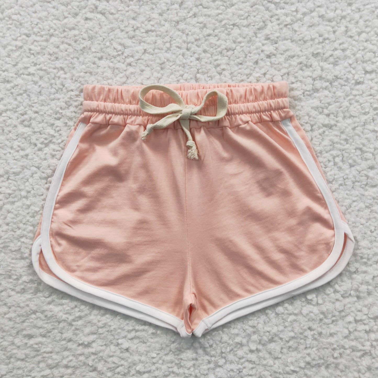 kids cotton pink sports shorts