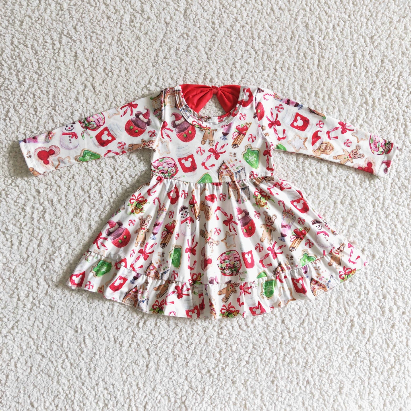 christmas cocoa twirl dress