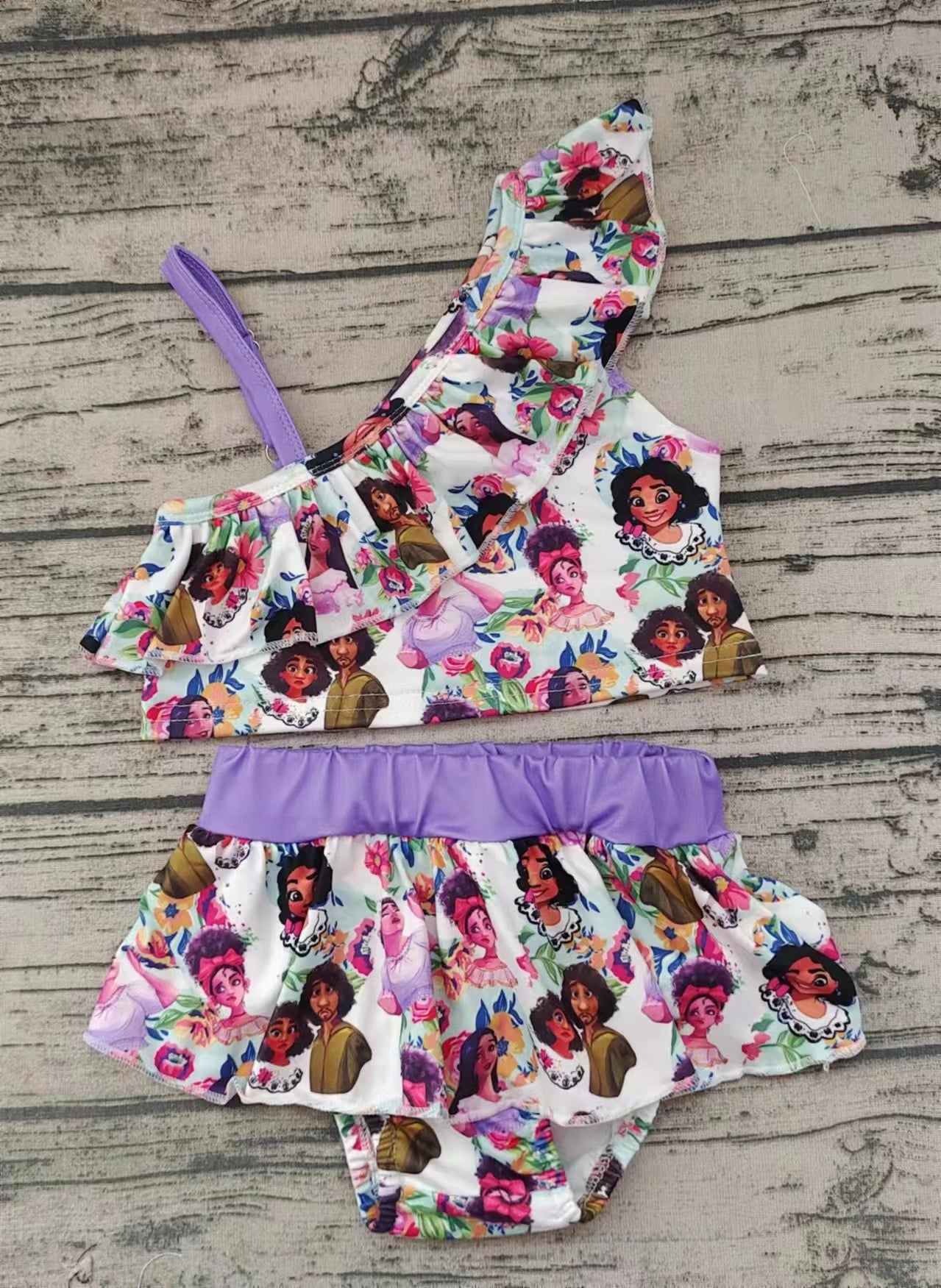 girl’s hot 2pcs beach swimwear swimsuit
