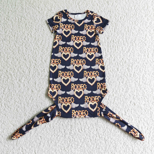 newborn nightgown sleepwear rodeo
