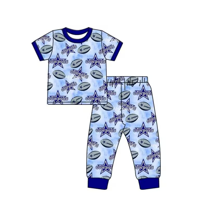 Split-CLOSE 25th Sept cowboys team pajama set