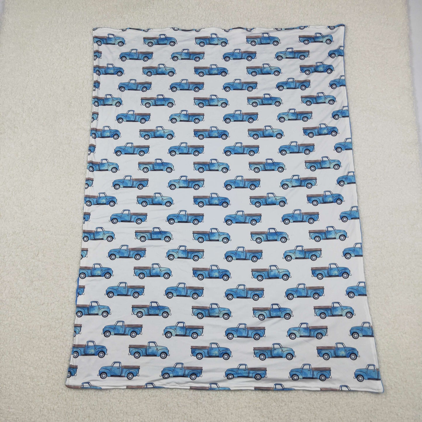 blue cars baby blanket