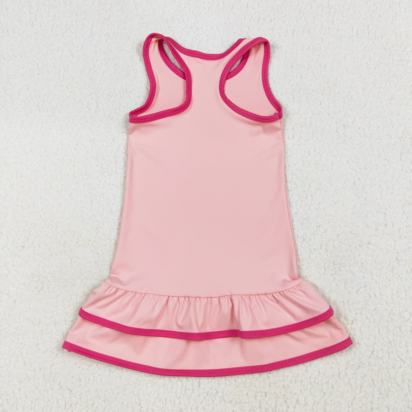 racerback sports girl active dress pink