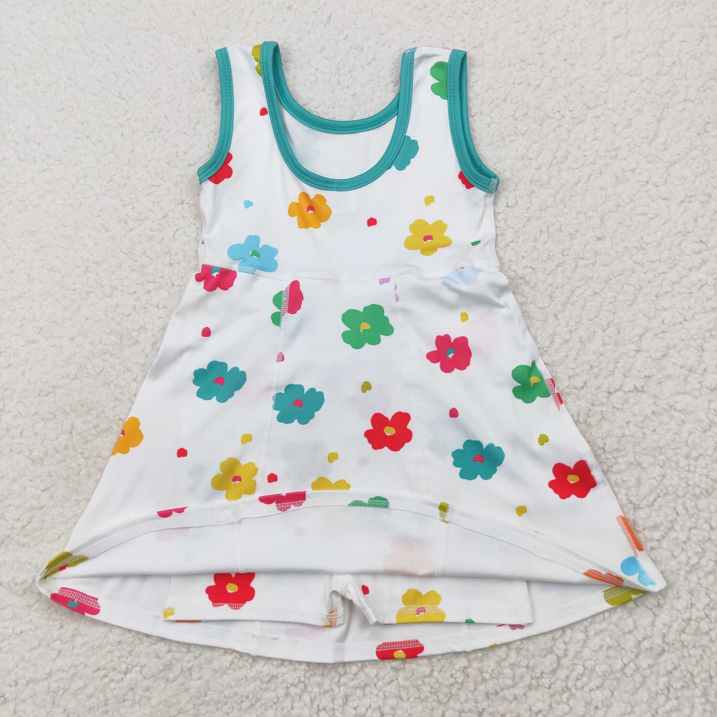 colorful floral athletic dress