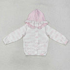 pink bows clothes baby girl zip hoodie jacket
