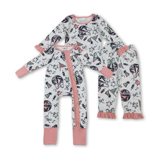 new year's groovy disco girl pajama