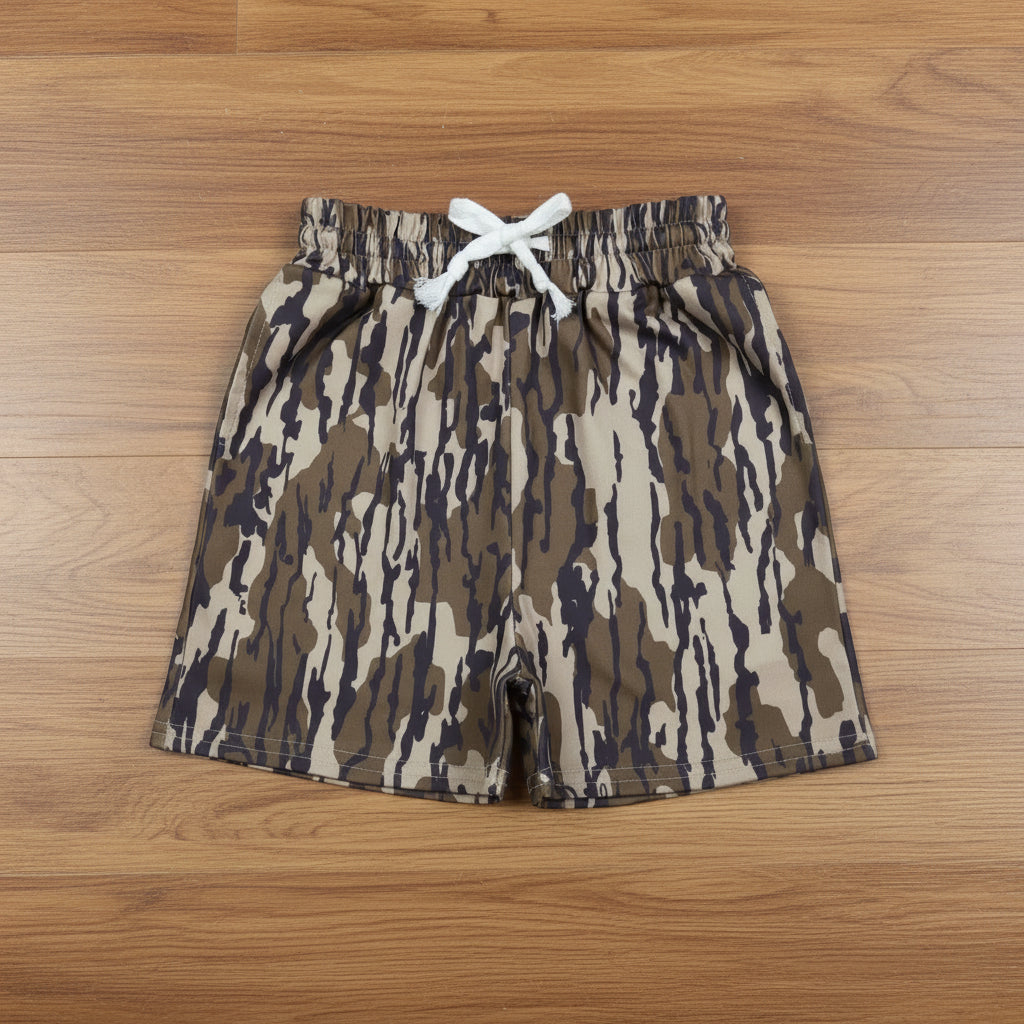 boy camo shorts kids clothing