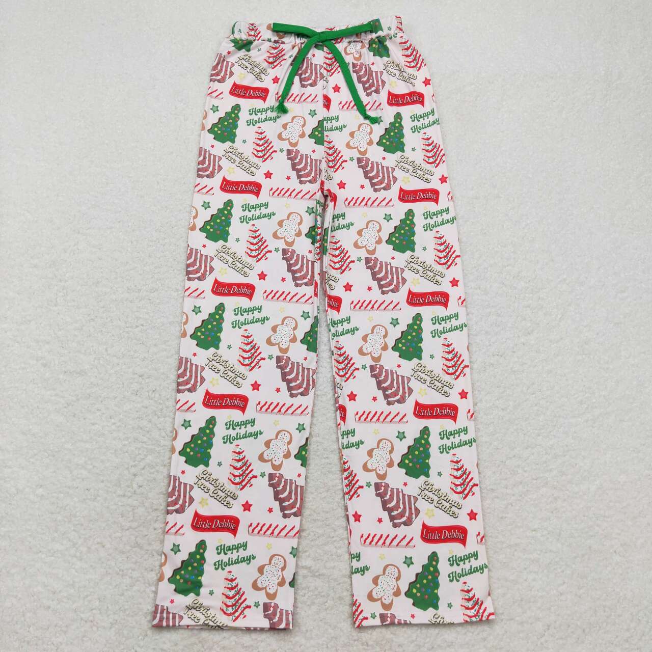 adult clothes christmas cake tree straight pants man sleepwear