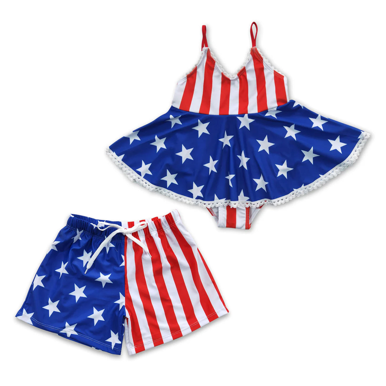 4th of July Sibling Swimsuit