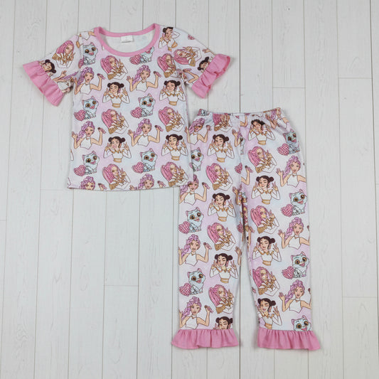short sleeve kpop pajama set