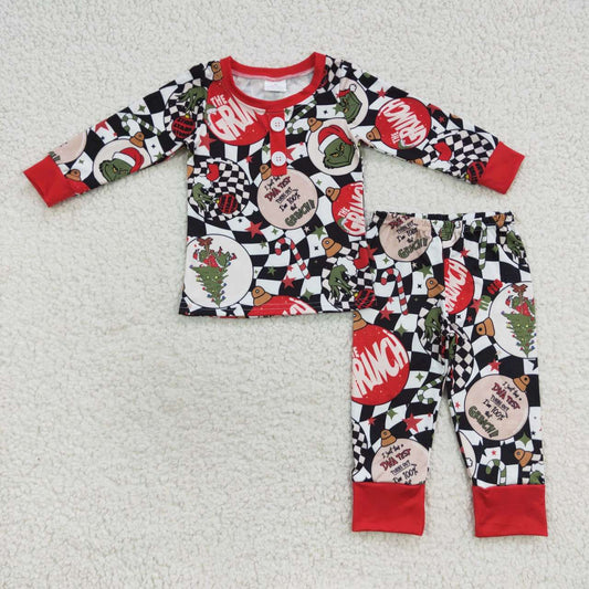 Boys christmas pajama kids clothing