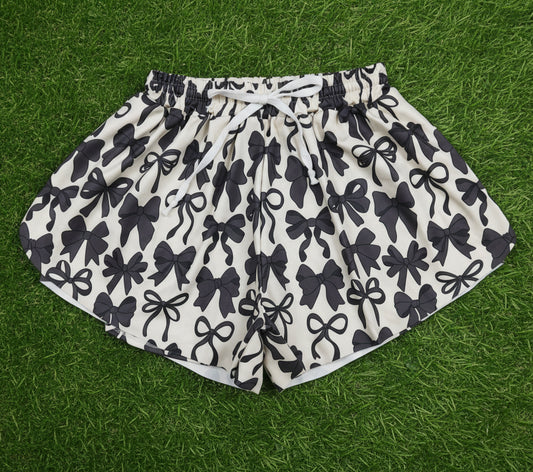 adult clothing black coquette women athletic shorts