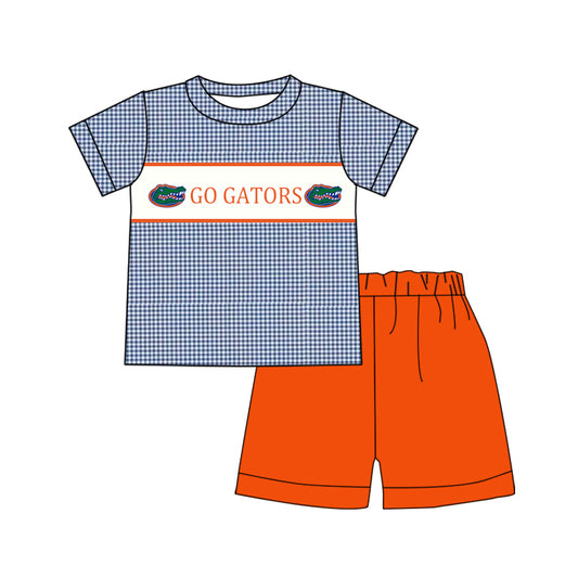 Custom order boy team shorts set Go gators