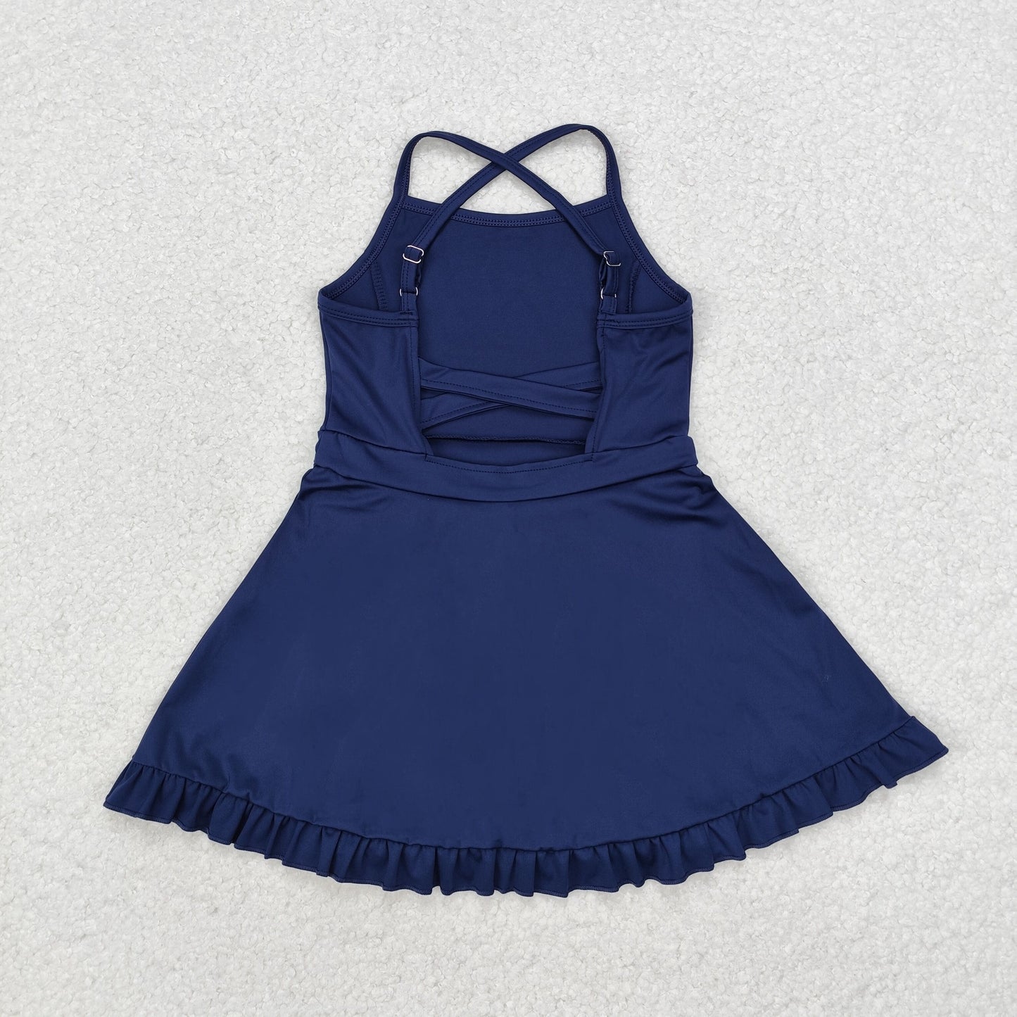 baby girls summer navy strap activewear athletic dress