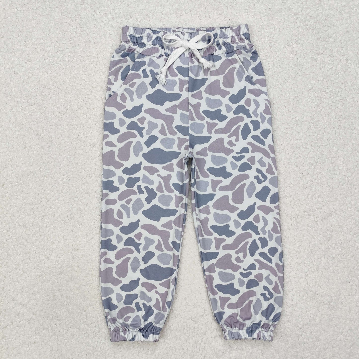 baby boy gray camo trousers