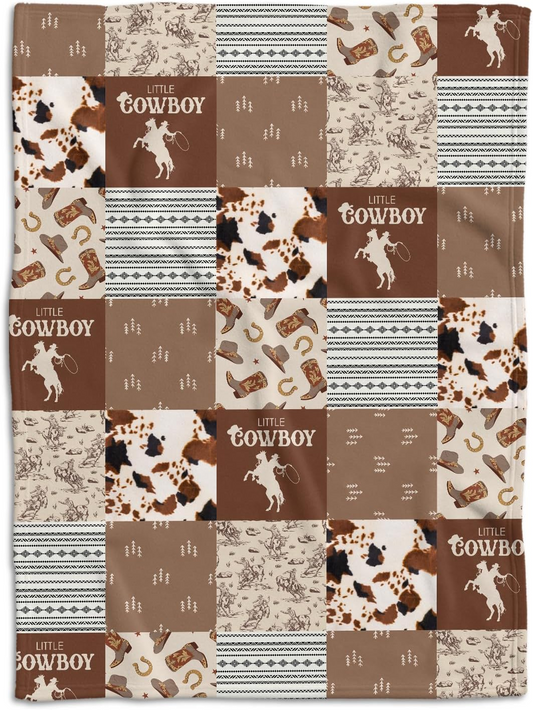 TAT 6-7 weeks MOQ 5 cowboy baby blanket