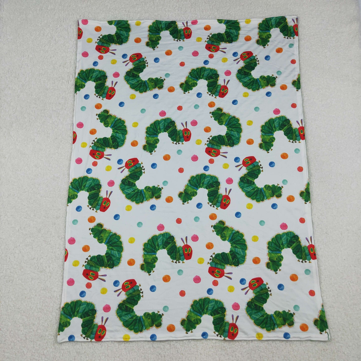 hungry caterpillar baby blanket