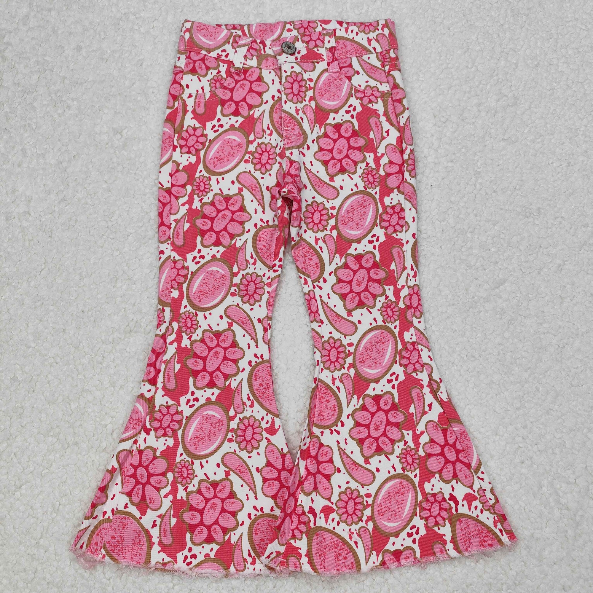 pink turquoise girl jeans