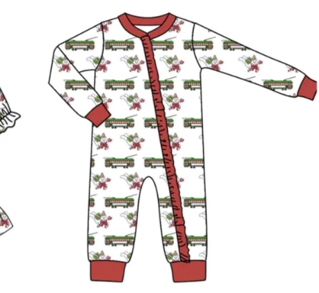 NO MOQ CLOSE 2025 22nd Aug santa crawfish girl zipper sleeper