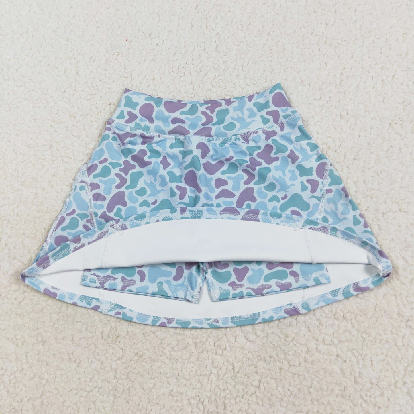 camo athletic skort