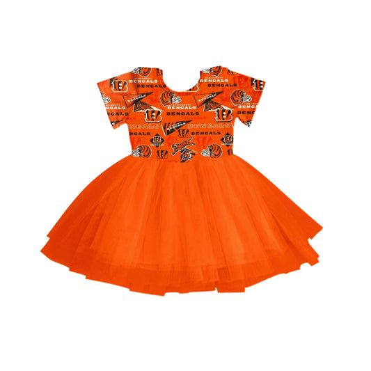 Split-CLOSE 8th Aug short sleeve team tutu dress