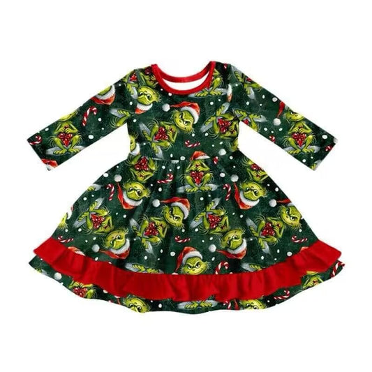 Split-CLOSE 5th Sept Christmas grinchey dress