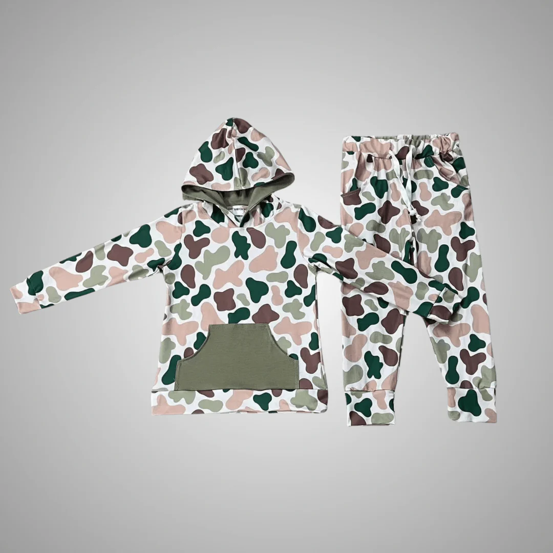 MOQ 8 TAT 6-8 weeks CAMO JOGGERS -GREEN