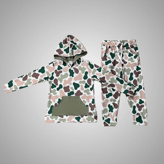 MOQ 8 TAT 6-8 weeks CAMO JOGGERS -GREEN