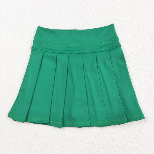 Girl Pleated Cheer Skirts Cheerleader Skirt Green