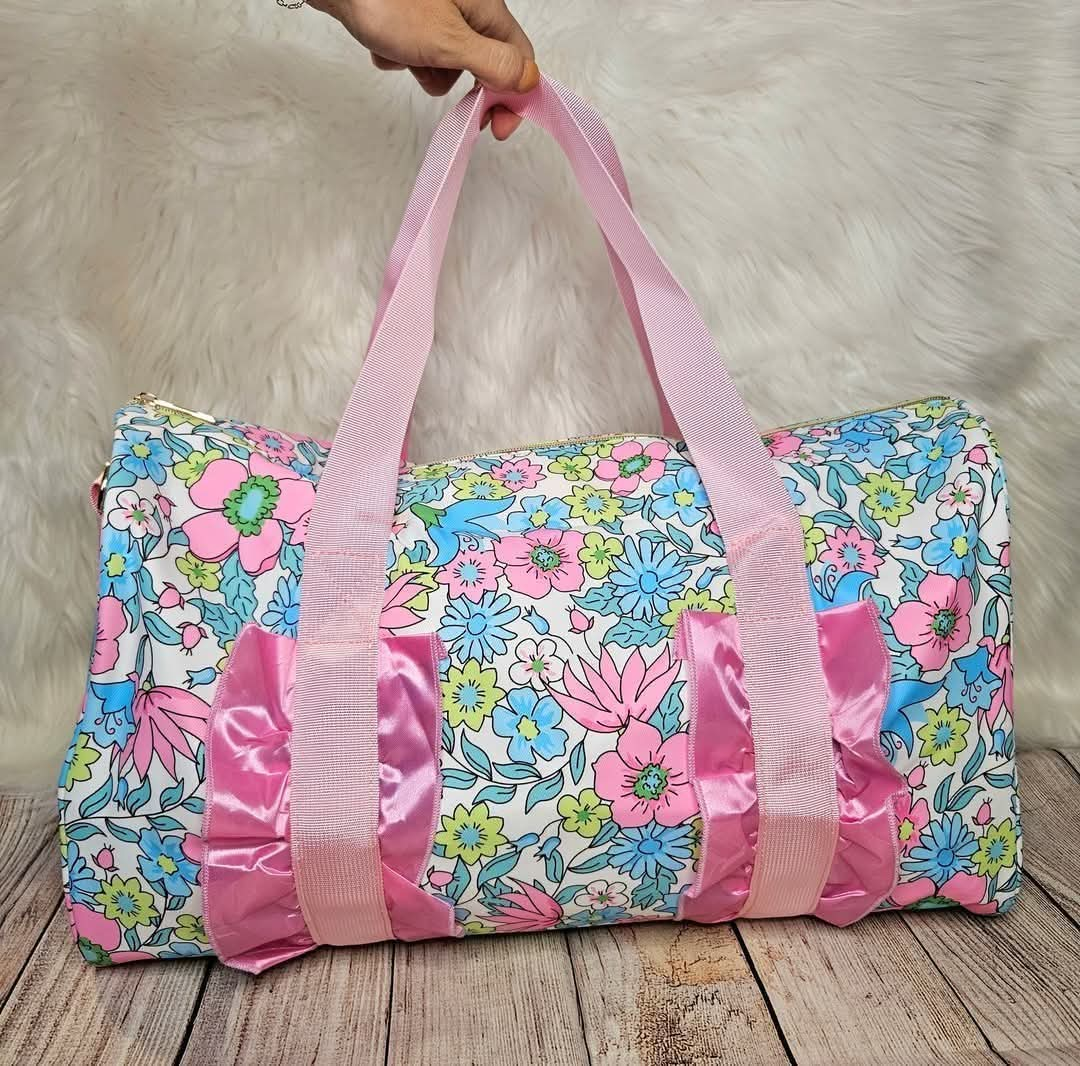 Ruffles and Flowers Duffle