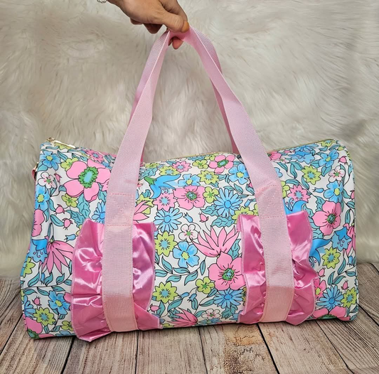 Ruffles and Flowers Duffle
