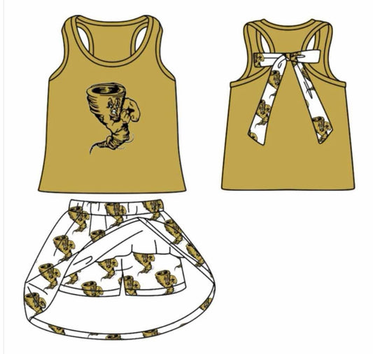 CLOSE 2025 19th July team tank skort outfit